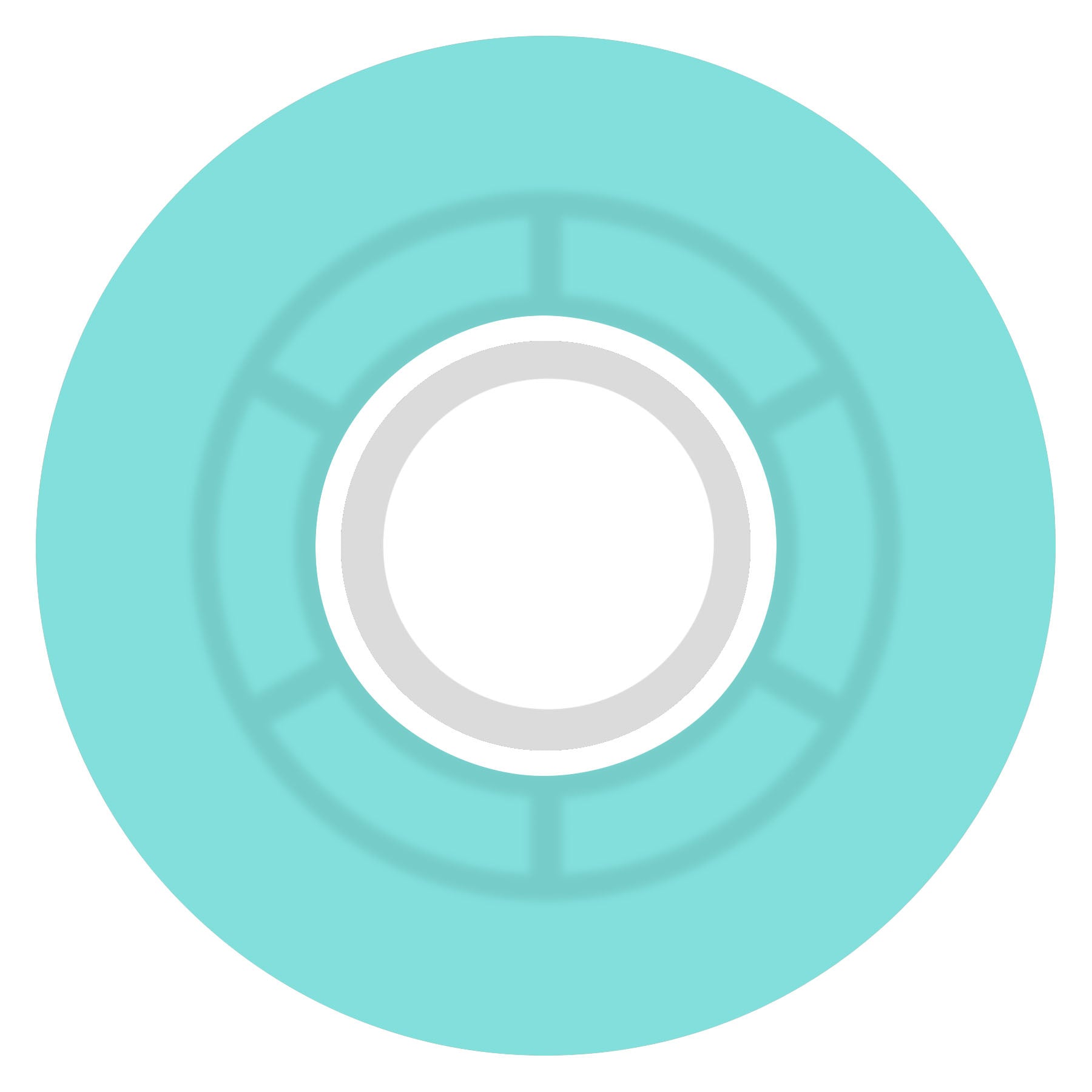 Ricta Skateboard Wheels 57mm Clouds 78A Transparent Aqua