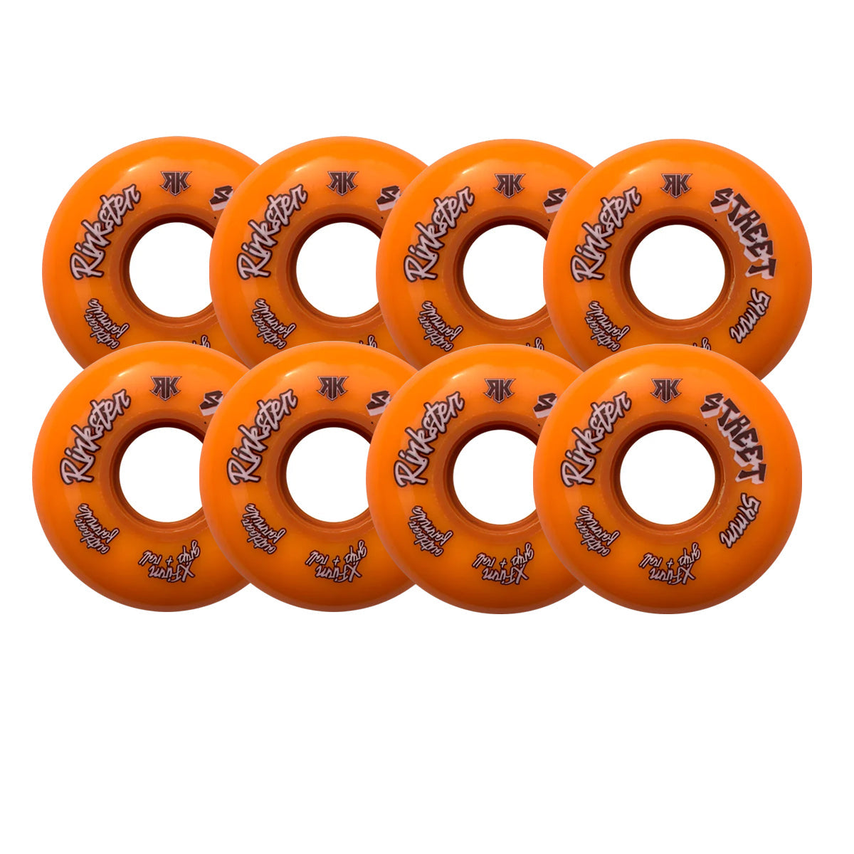 Rink Rat Roller Hockey Wheels Rinkster Street Outdoor X-Firm 8-Pack