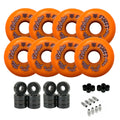 Rink Rat Roller Hockey Wheels Rinkster Street Outdoor X-Firm 8-Pack with Hybrid Ceramic Bearings
