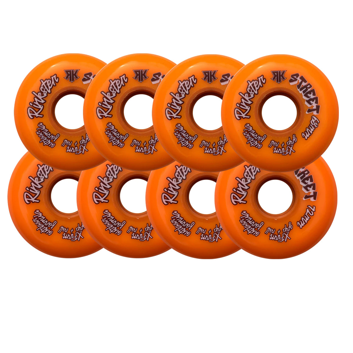 Rink Rat Roller Hockey Wheels Rinkster Street Outdoor X-Firm 8-Pack