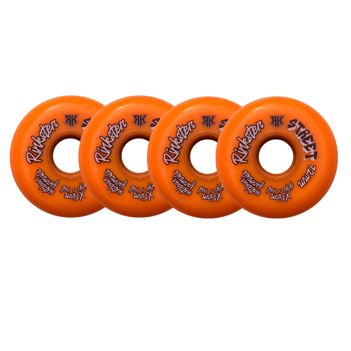 Rink Rat Roller Hockey Wheels Rinkster Street Outdoor X-Firm 4-Pack