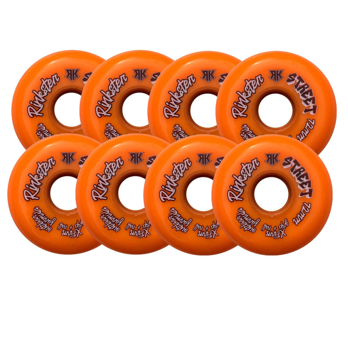 Rink Rat Roller Hockey Wheels Rinkster Street Outdoor X-Firm 8-Pack