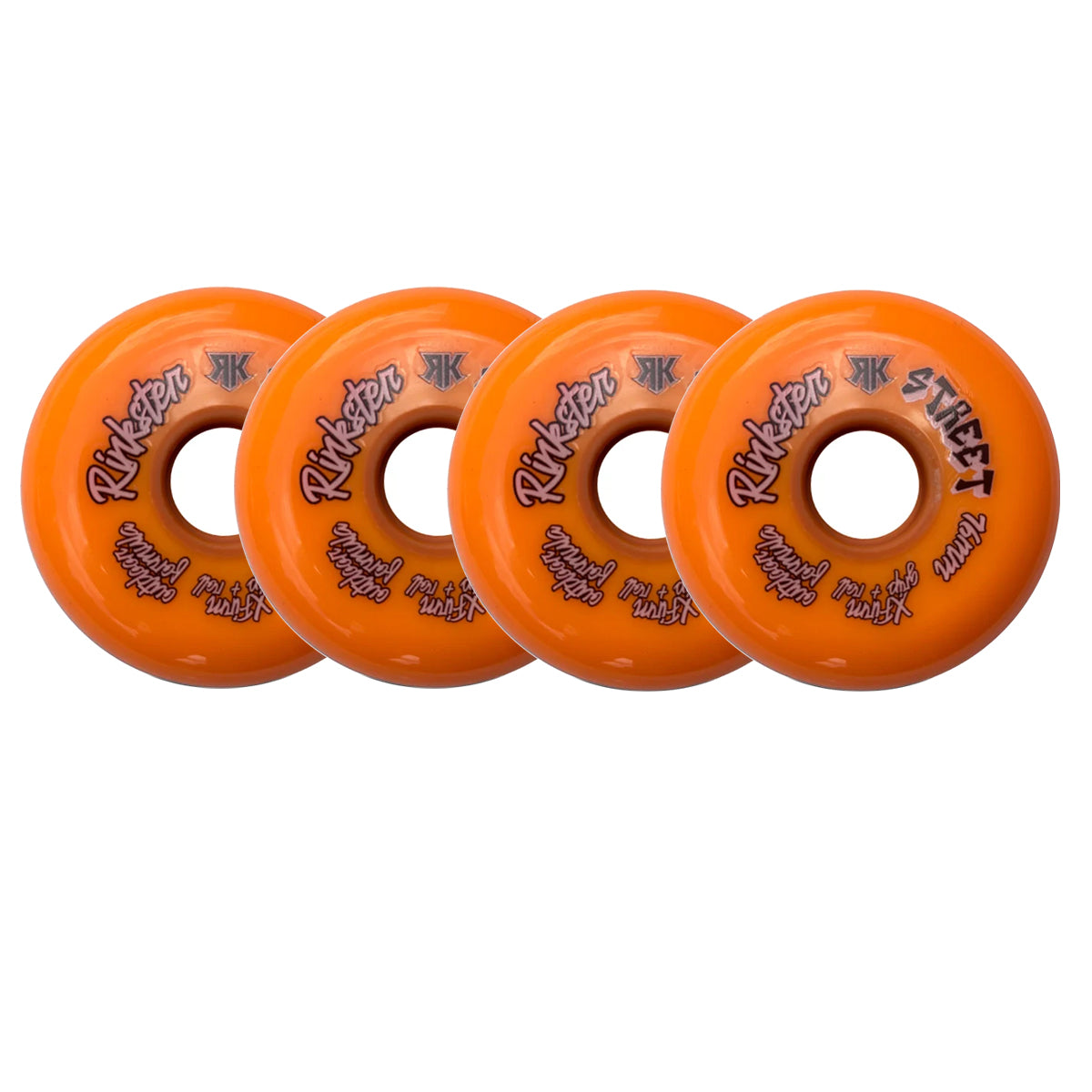 Rink Rat Roller Hockey Wheels Rinkster Street Outdoor X-Firm 4-Pack