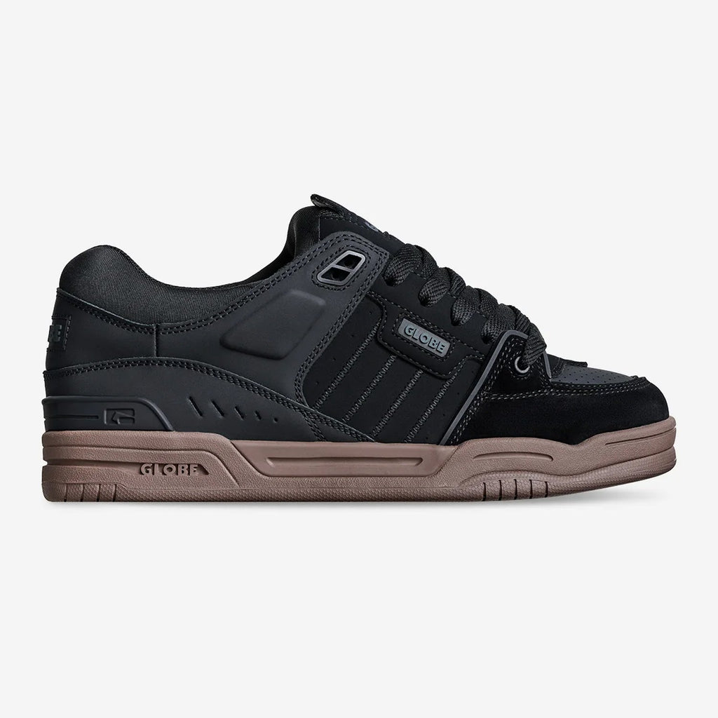 Globe Skateboard Shoes Fusion Black/Tobacco Gum