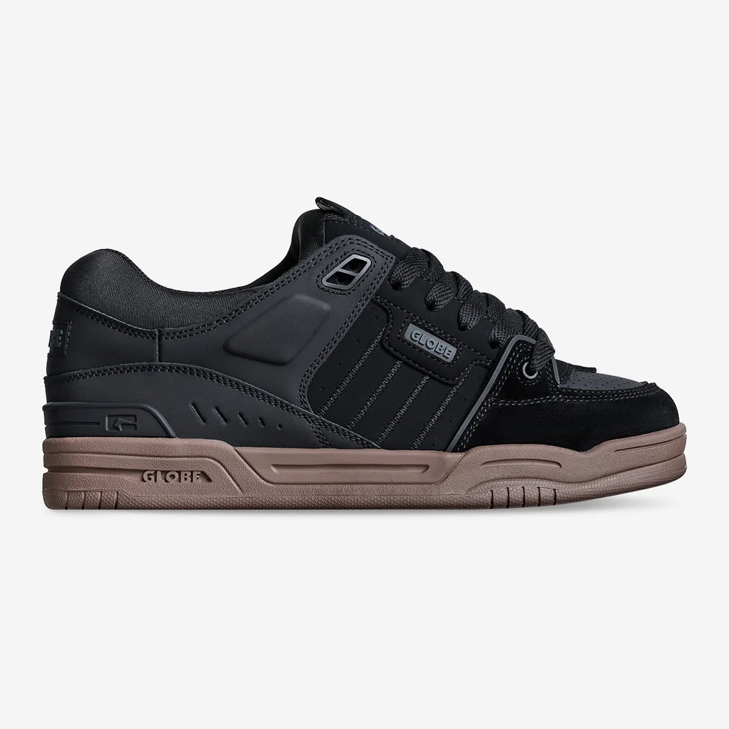 Globe Skateboard Shoes Fusion Black/Tobacco Gum