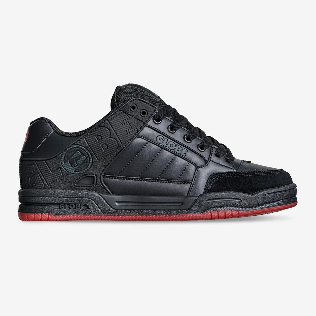 Globe Skateboard Shoes Tilt Black/Red/Charcoal