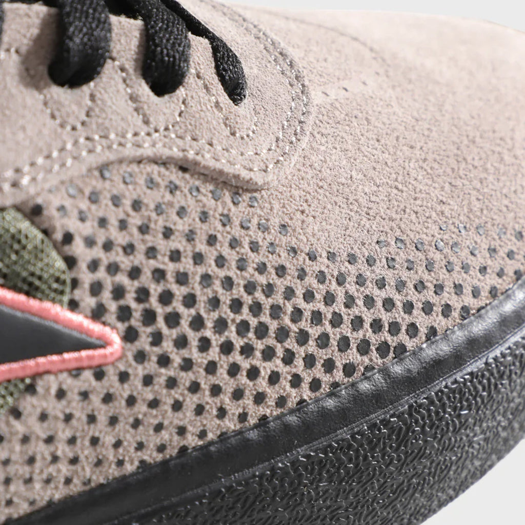 Lakai Skateboard Shoes Essex Black Olive Brown