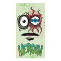 Heroin Skateboards Sticker Space Egg 3 3" x 6"