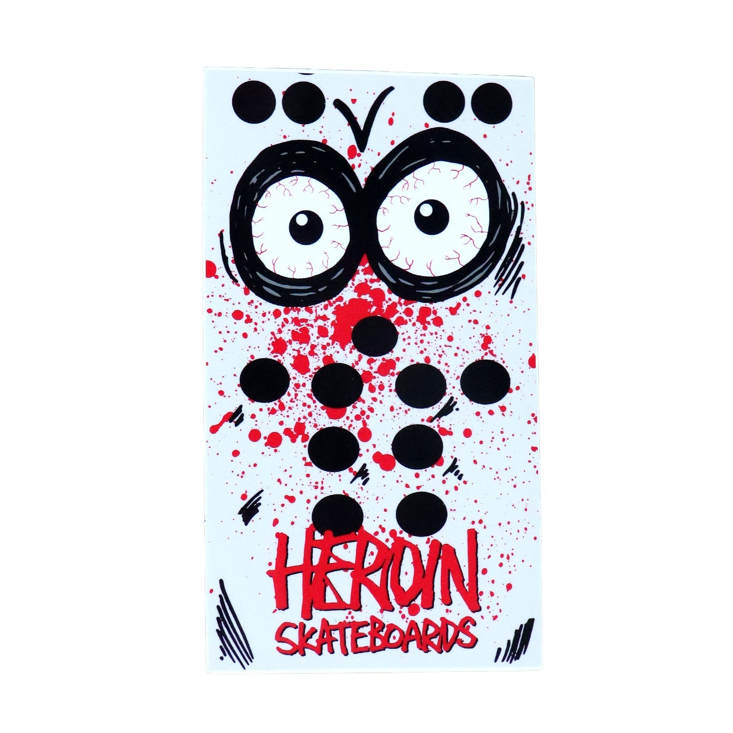 Heroin Skateboard Sticker Curb Killer 5 3.25" x 5.75"