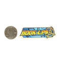 Hook Ups Skateboards Sticker - Mini Size - Logo Target Text 2.75" x 1"