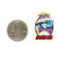 Hook Ups Skateboards Sticker - Mini Size - Mai The Psychic Warrior 1" x 1.375"
