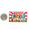 Hook Ups Skateboards Sticker - Mini Size - Made In America 2.5" x 1.5"