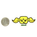 Hook Ups Skateboards Sticker - Mini Size - Freckle Smoking 2.6" x 1.25"