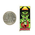 Hook Ups Skateboards Sticker - Mini Size - Franken Guy .875" x 1.75"