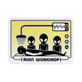 Alien Workshop Skateboards Sticker Abduction Orange 5" x 3.5"