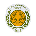 Alien Workshop Skateboards Sticker AWOL Orange 3.5" x 4"