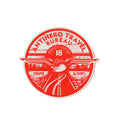 Anti Hero Skateboard Sticker Travel Bureau Red 4.25" x 3.75"