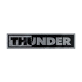 Thunder Skateboard Sticker Bolts Silver 5" x 1.2"