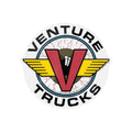 Venture Skateboard Sticker Bloodshot Eye White 2.5" x 2.5: