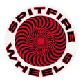 Spitfire Skateboard Sticker Classic Large Red/Black 7.5"