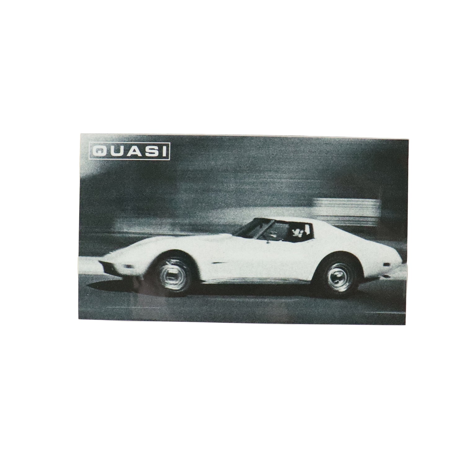 Quasi Skateboards Sticker Ride Grey 4" x 2.5"