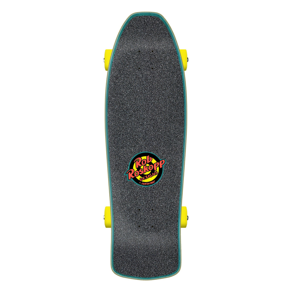 Santa Cruz Skateboard Complete Roskopp Screaming Five 10.32" x 34" Old School Cruiser