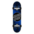 Santa Cruz Skateboard Complete Other Dot Hands Black/Blue 8.25" x 31.5"