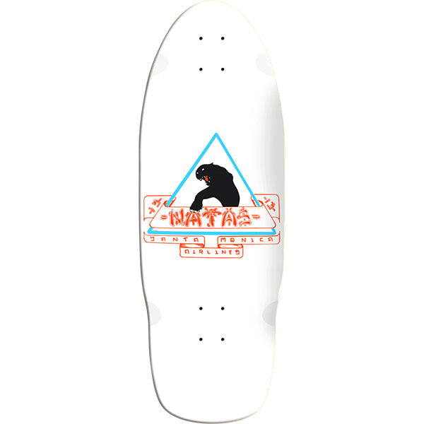 SMA Skateboard Complete Natas Kaupus Black Panther 1st Edition Reissue White 10" x 29"