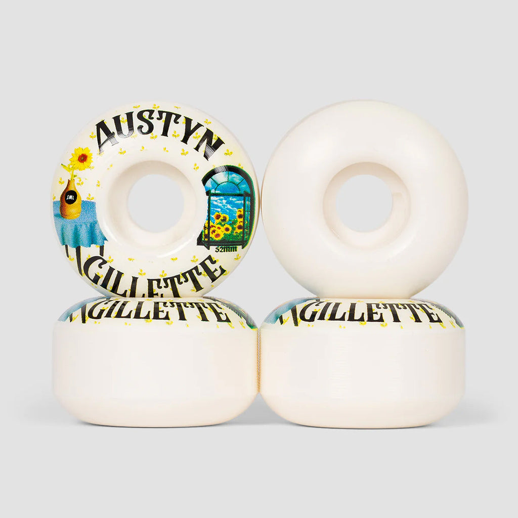 Powell Peralta Premium Skateboard Ripper Yellow Fade White 8.0" Independent Trucks, SML Wheels, Indy Bearings
