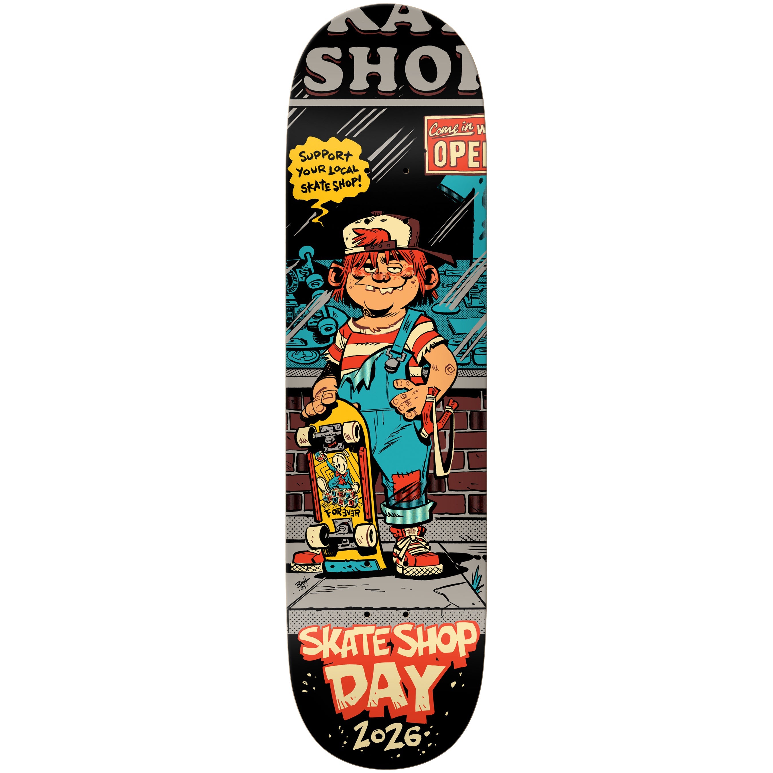 2026 Skateshop Day Deck - Deluxe Shop Keeper 8.25" x 32"