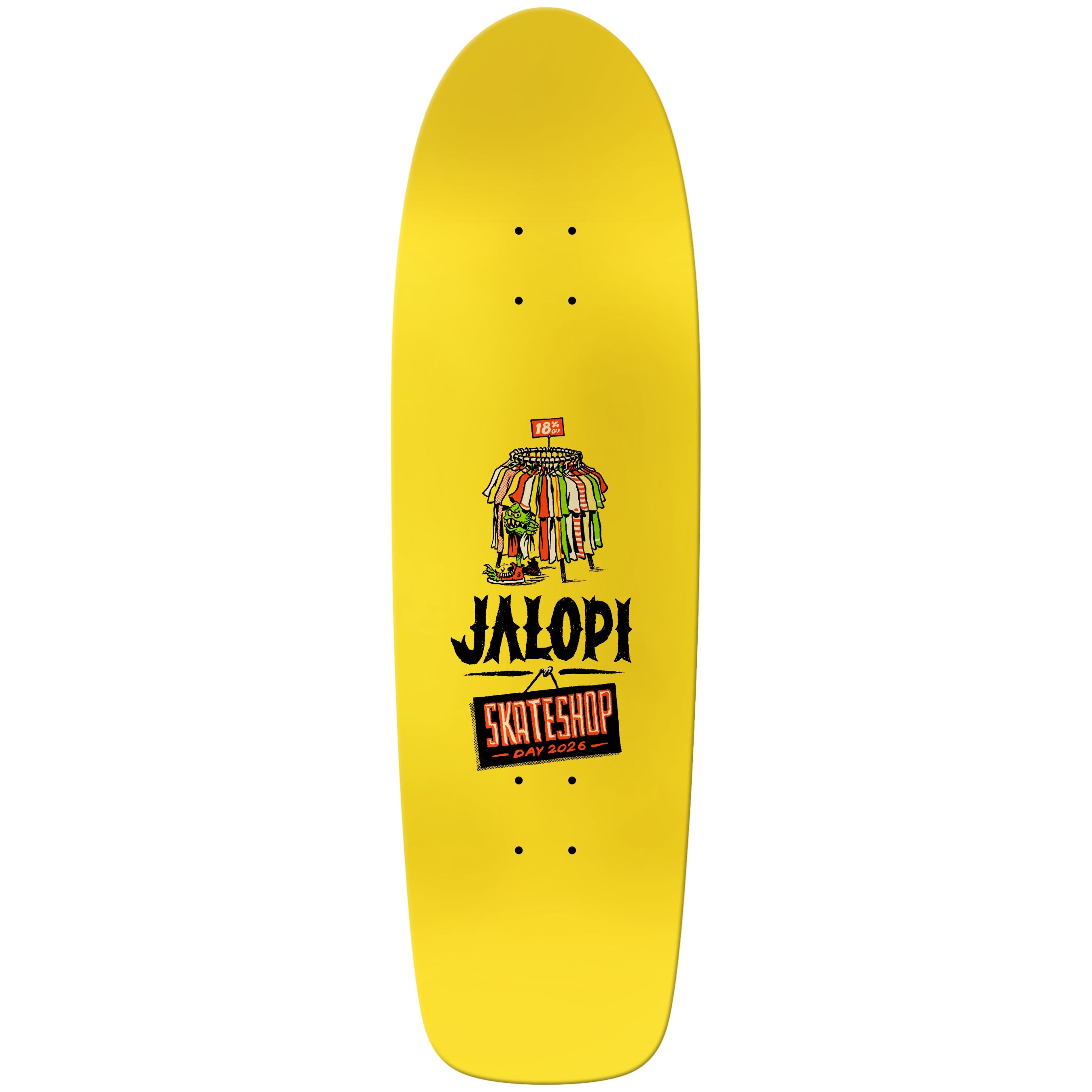 2026 Skateshop Day Deck - Anti Hero Jalopi Lurker 9.1" x 32"