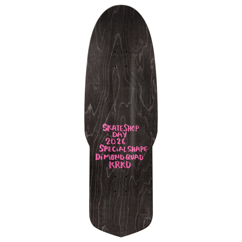 2026 Skateshop Day Deck - Krooked Diamond Quad 10.75" x 39.95"