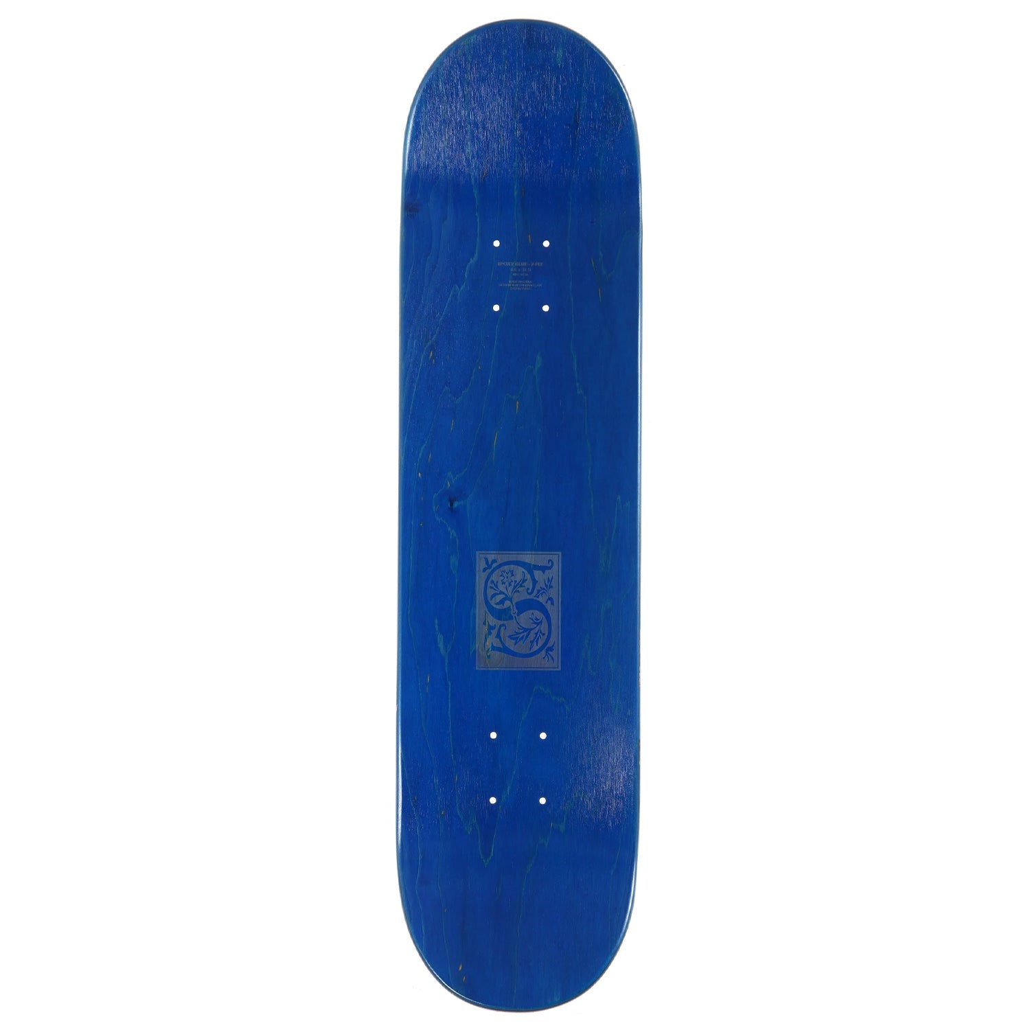 Sub Zero Skateboard Deck Vines White 8.25" x 32"