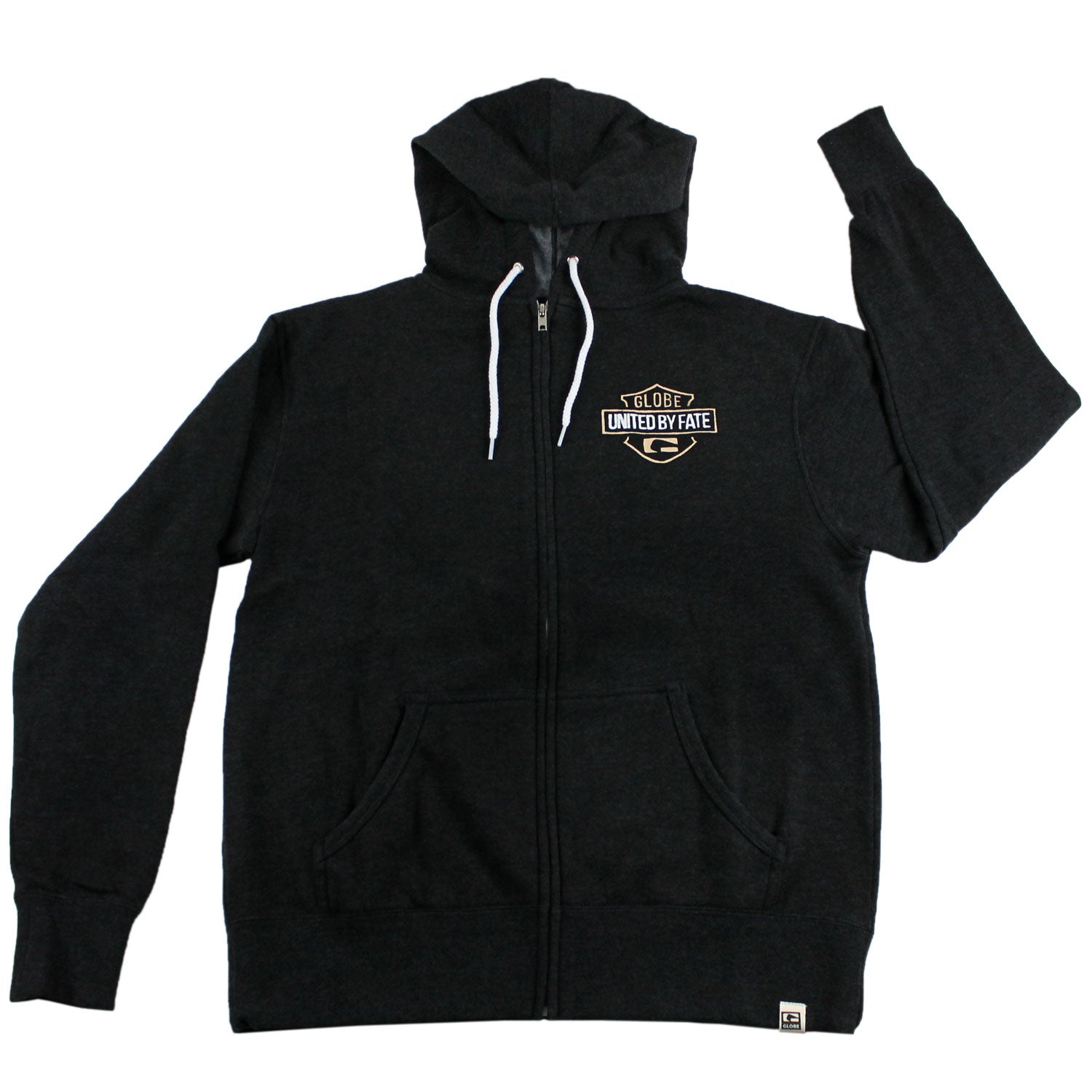 Globe Shoes Hoody Street Tiger Zip Charcoal