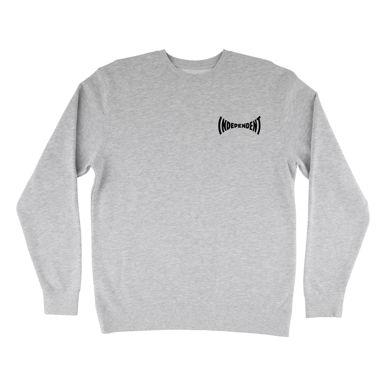 Independent Trucks Hoody Tile Span Embroidered Crew Grey Heather