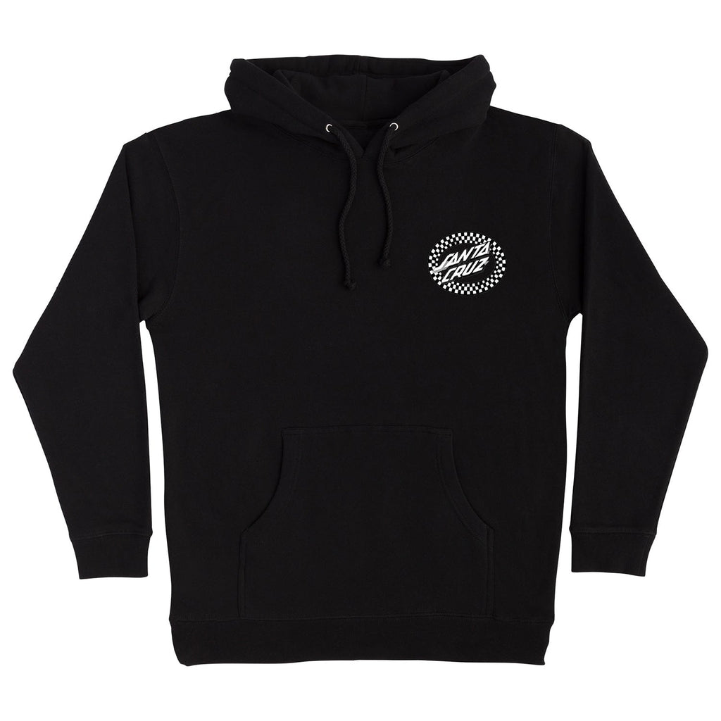Santa Cruz Skateboards Hoody Collage Oval Dot Pullover Black