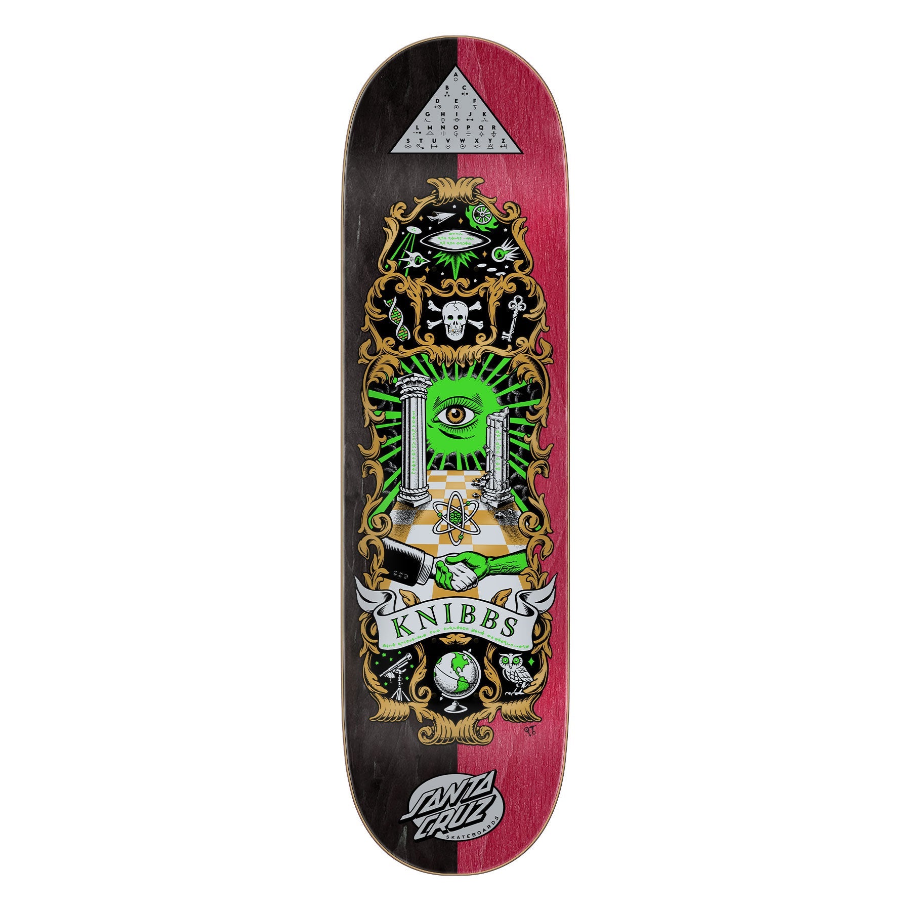 Santa Cruz Skateboard Deck Knibbs Cryptic 8.5" x 31.6"
