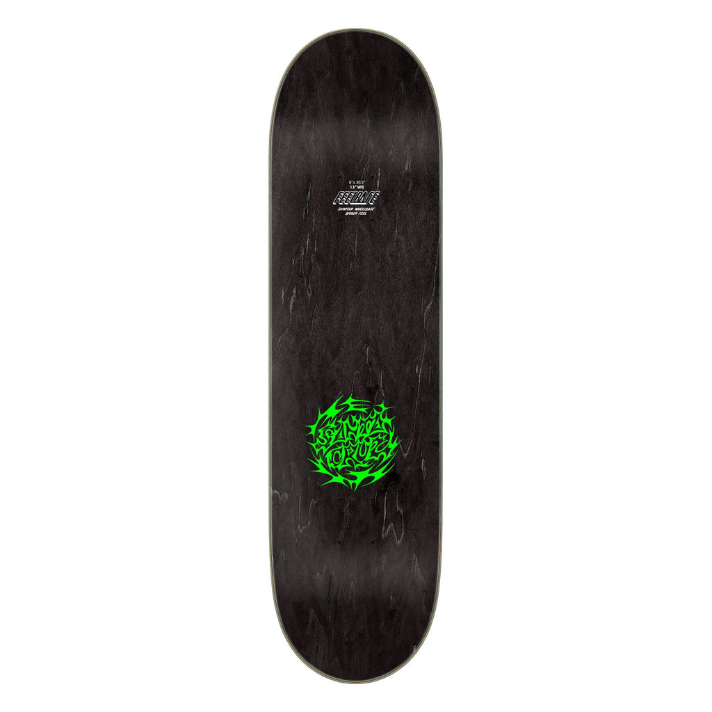 Santa Cruz Skateboard Deck Scribble Flash FeelBase 8.0" x 30.5"