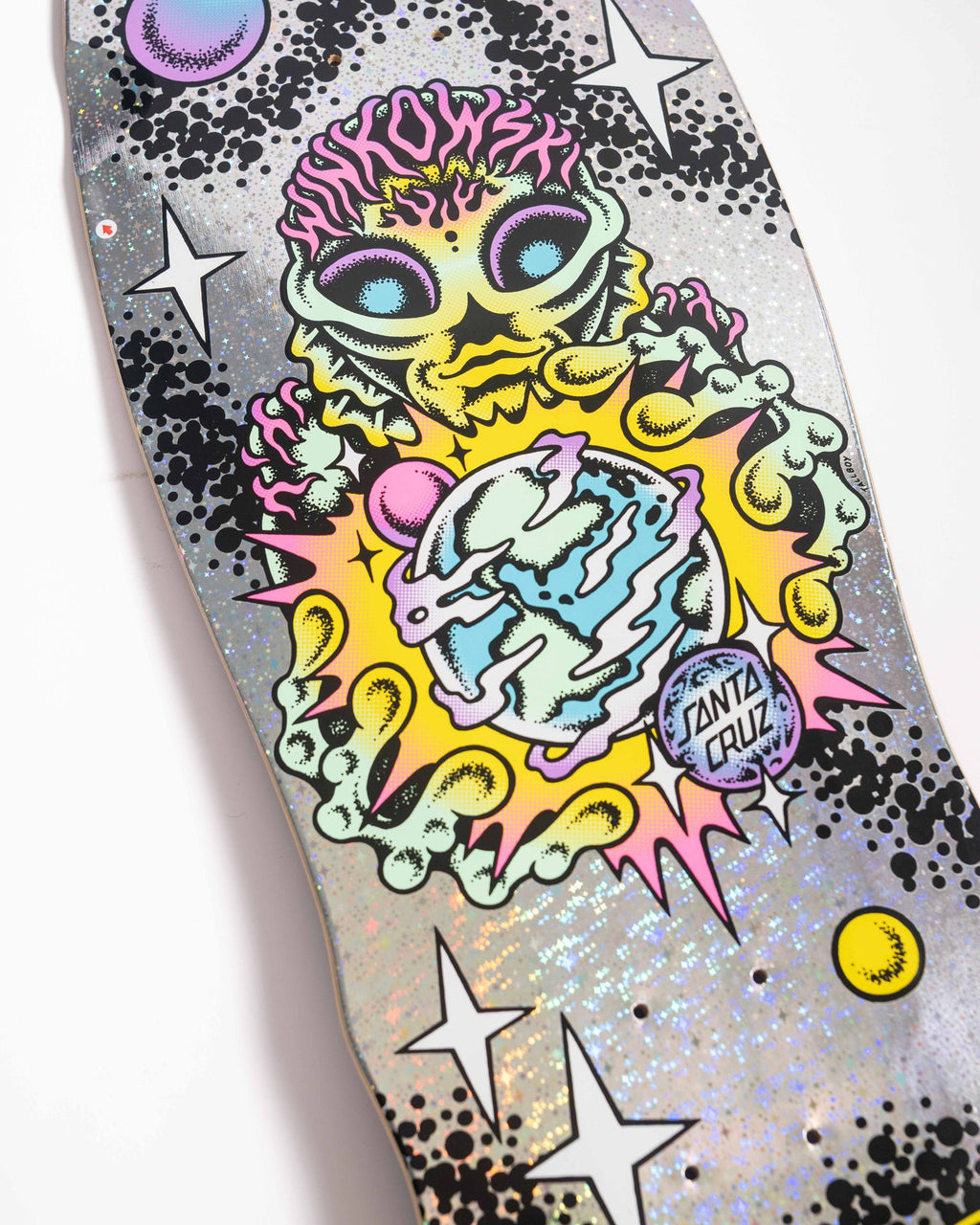 Santa Cruz Premium Skateboard Winkowski Cosmic Independent Trucks, OJ Wheels, Bronson Bearings