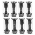 Screw City Skateboard Mounting Hardware 7/8" - Beast Black