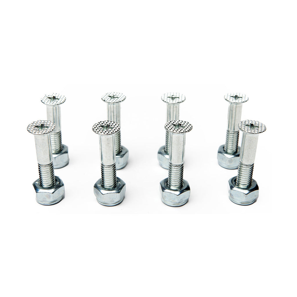 Screw City Skateboard Mounting Hardware 1" Phillips Gems - Moonstone