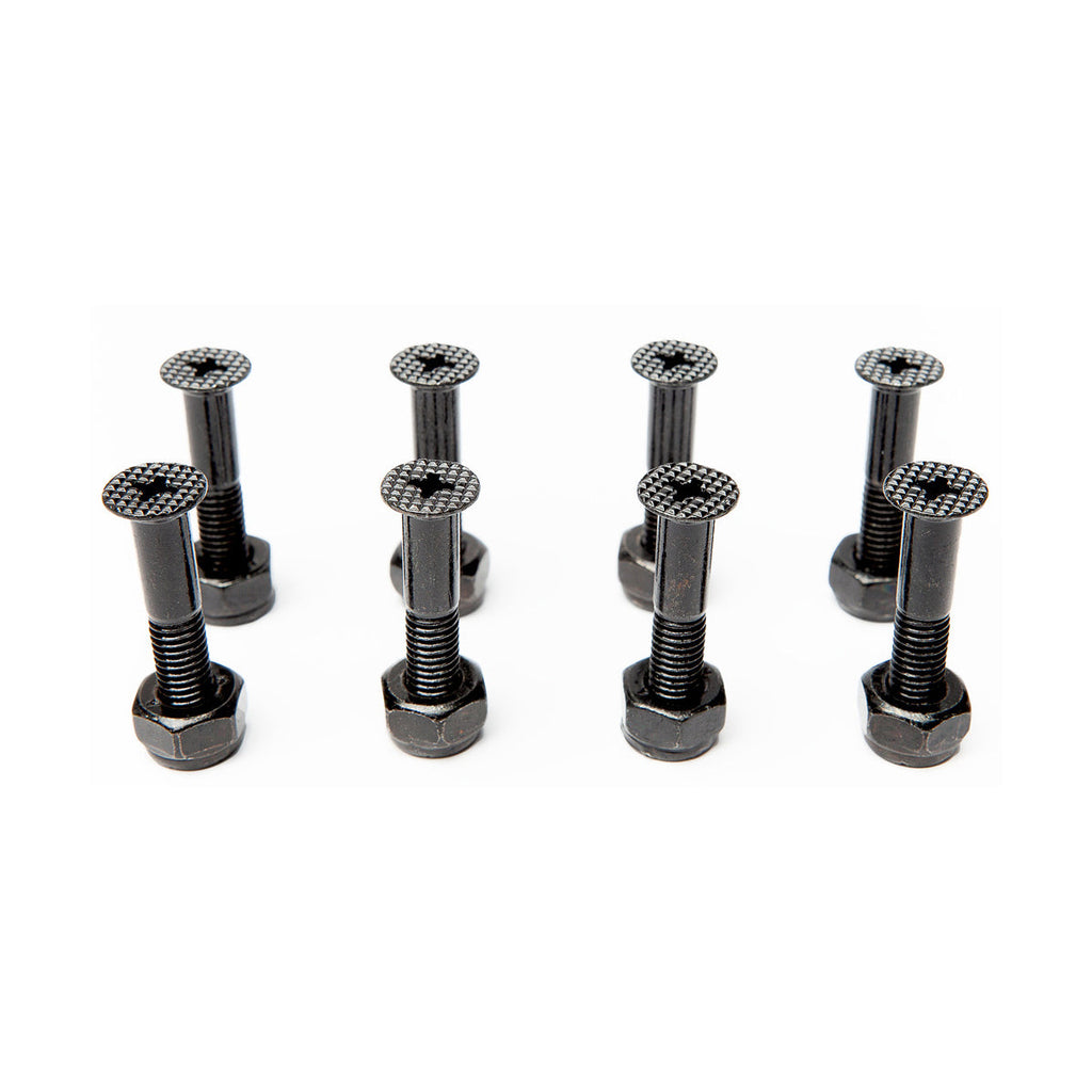 Screw City Skateboard Mounting Hardware 1" Phillips Gems - Onyx