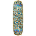 Heroin Skateboard Deck Seeing Double Mutated Symmetrical Gold 9.5" x 32"