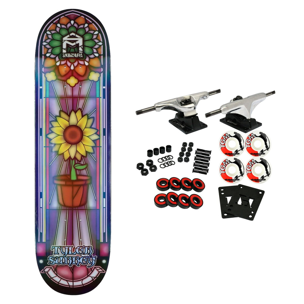 Skate Mafia Skateboard Complete Surrey Stained Glass 8.25" x 32"