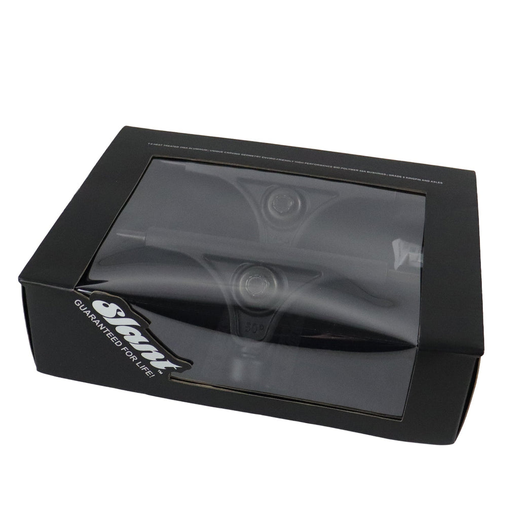 Slant Longboard Trucks Reverse Kingpin Black/Black 150 (8.5" Axle)