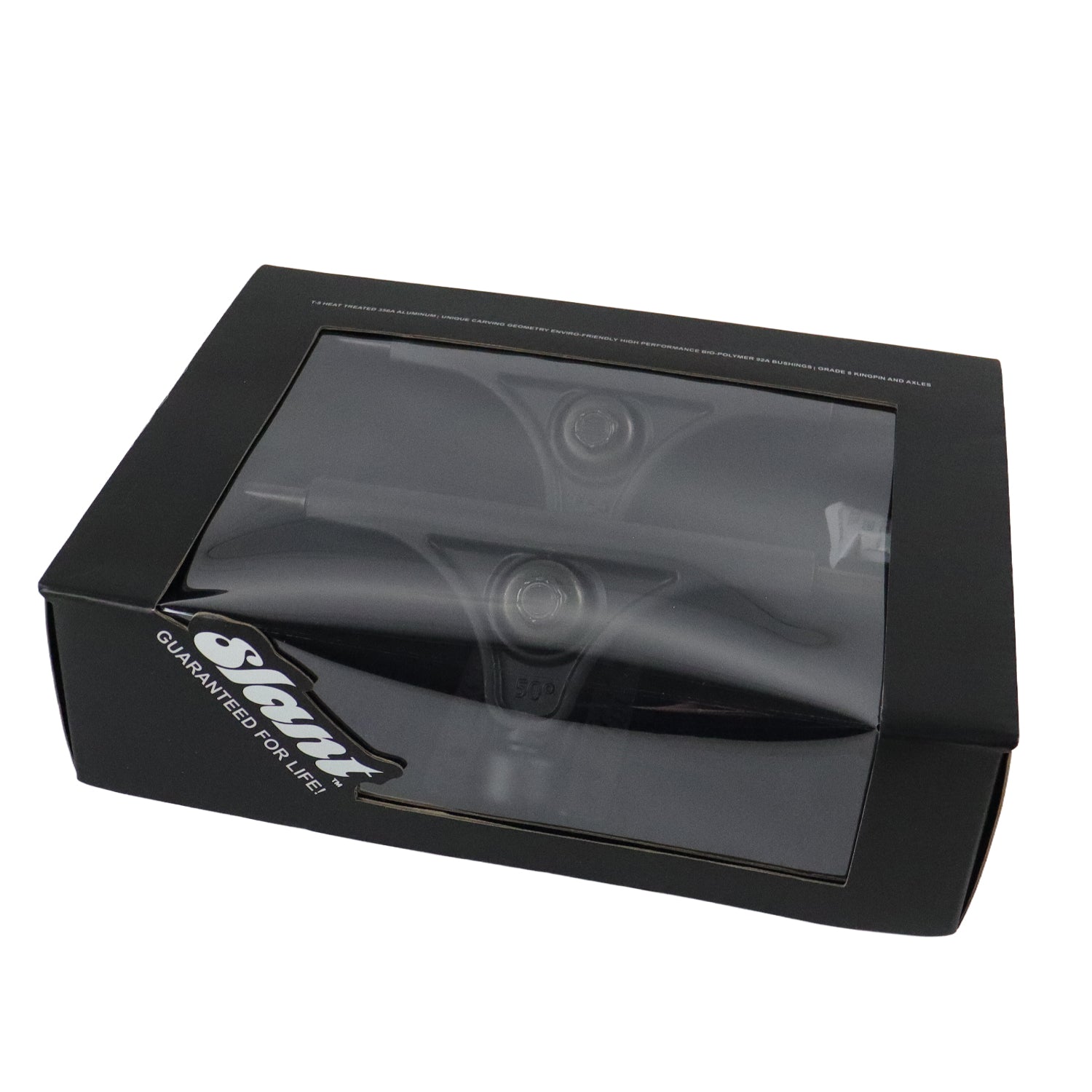 Slant Longboard Trucks Reverse Kingpin Black/Black 150 (8.5" Axle)