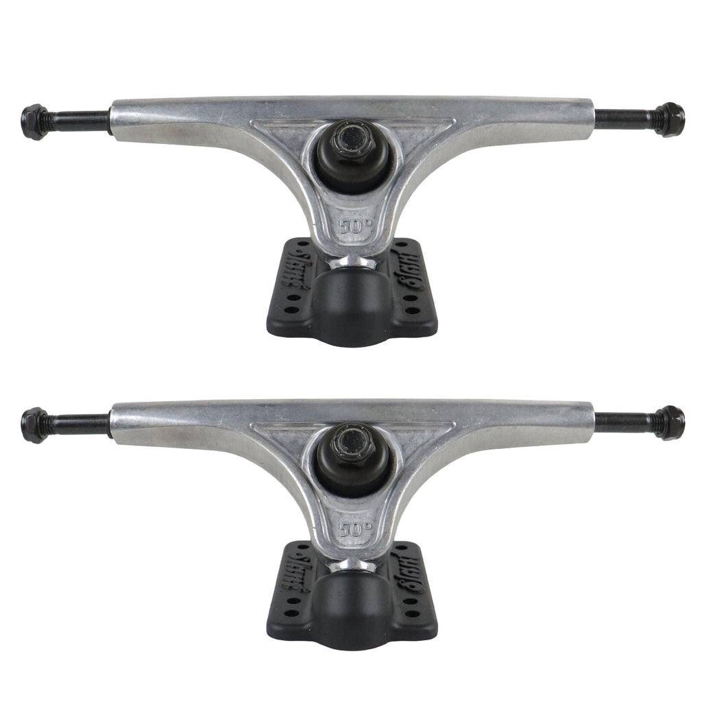 Slant Longboard Trucks Reverse Kingpin Raw/Black 180 (9.75" Axle)