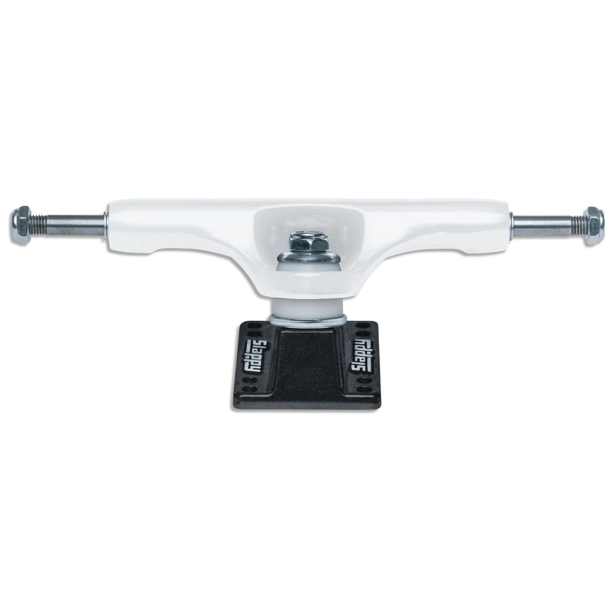 Slappy Skateboard Trucks ST1 Classic 8-Hole Baseplate White/Black 9.0"