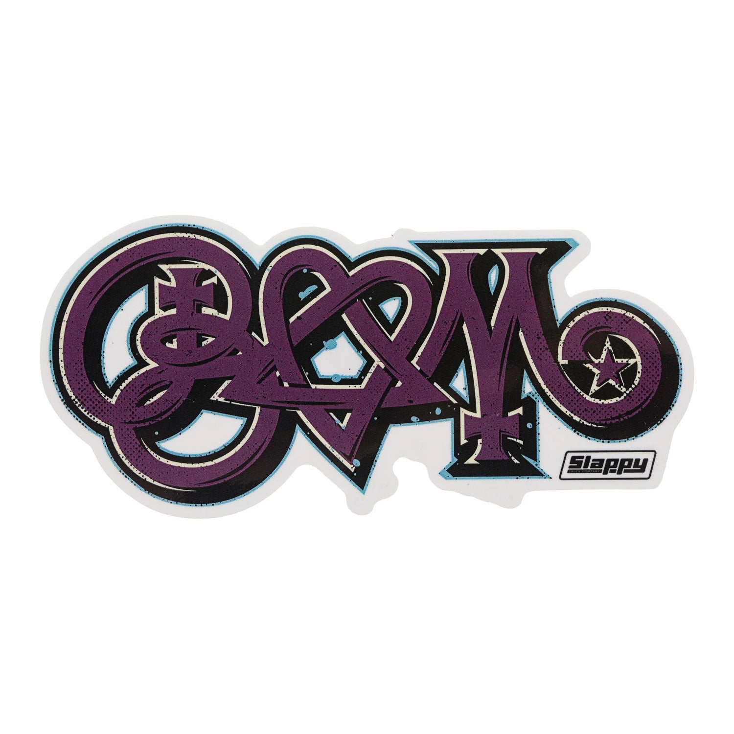Slappy Skateboard Sticker Bam Margera 4.75" x 2.25"