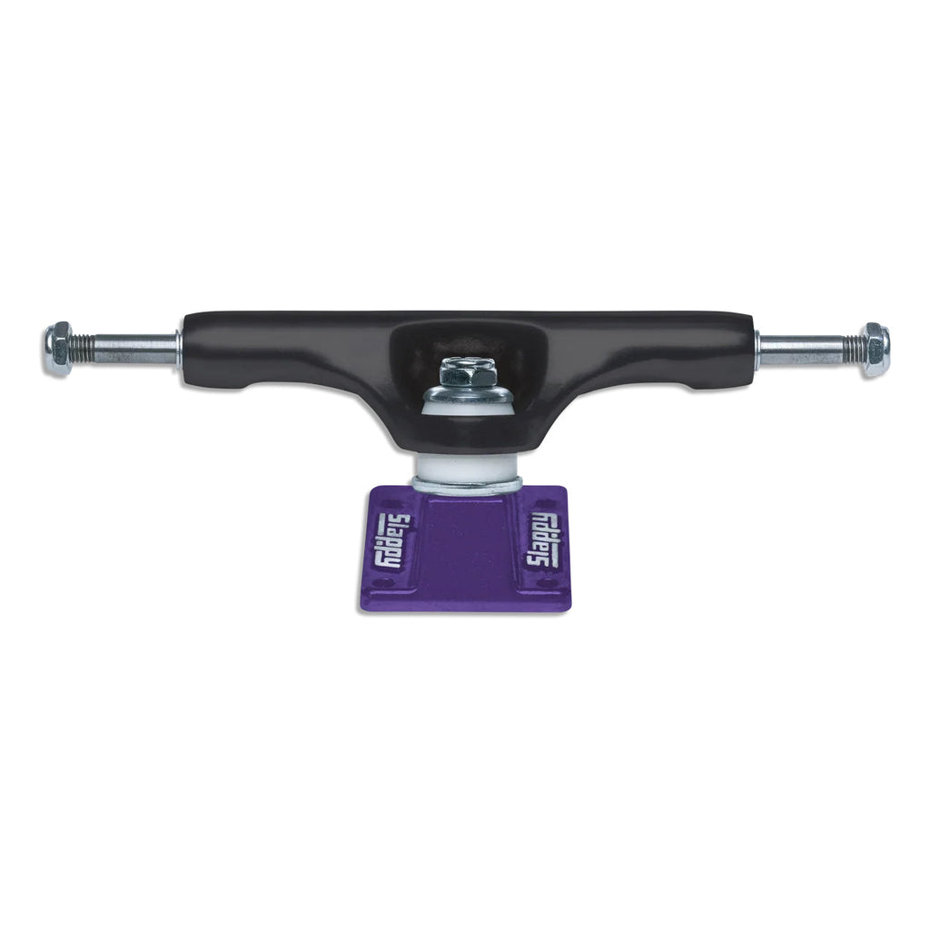 Slappy Skateboard Trucks ST1 Hollow Bam Margera Black/Purple 8.0"